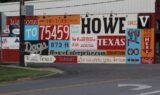 Downtown Howe mural and Victory Light area — Grayson County town streetscape