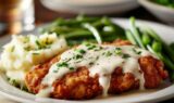 Chicken fried steak plate from Emily's Kitchen in Denison Texas