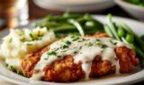 Chicken fried steak with gravy at a Denison restaurant