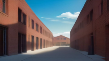 Sherman ISD school campus exterior in North Texas morning light