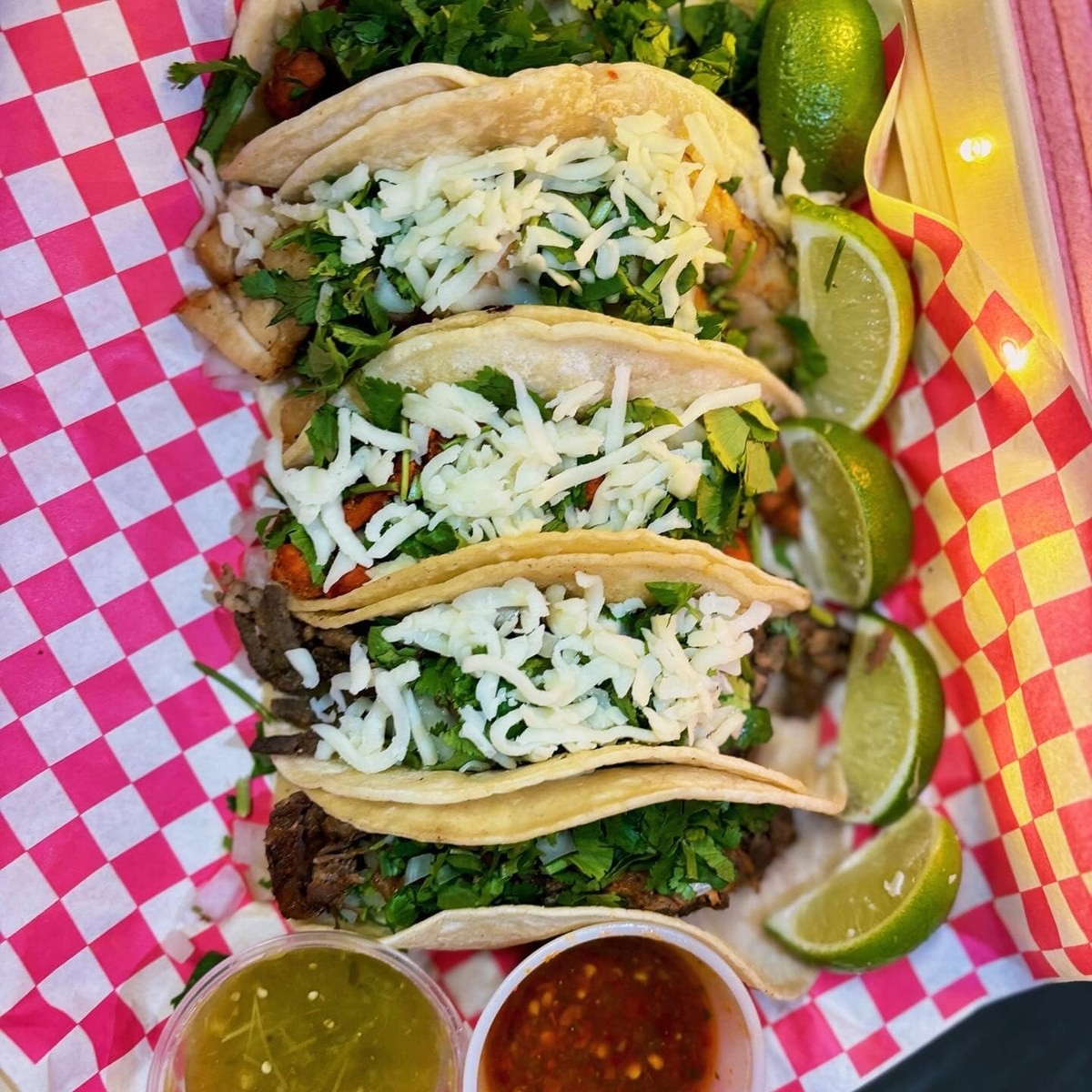 Street tacos from Marilina's Kitchen Gunter for corridor weekend eats